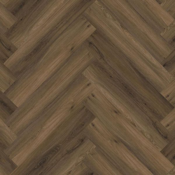 Floorlife - Yup Collection Dryback Herringbone Warm Brown